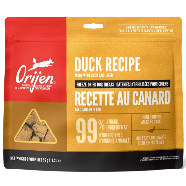 Orijen Free-Run Duck Recipe Freeze-Dried Dog Treats