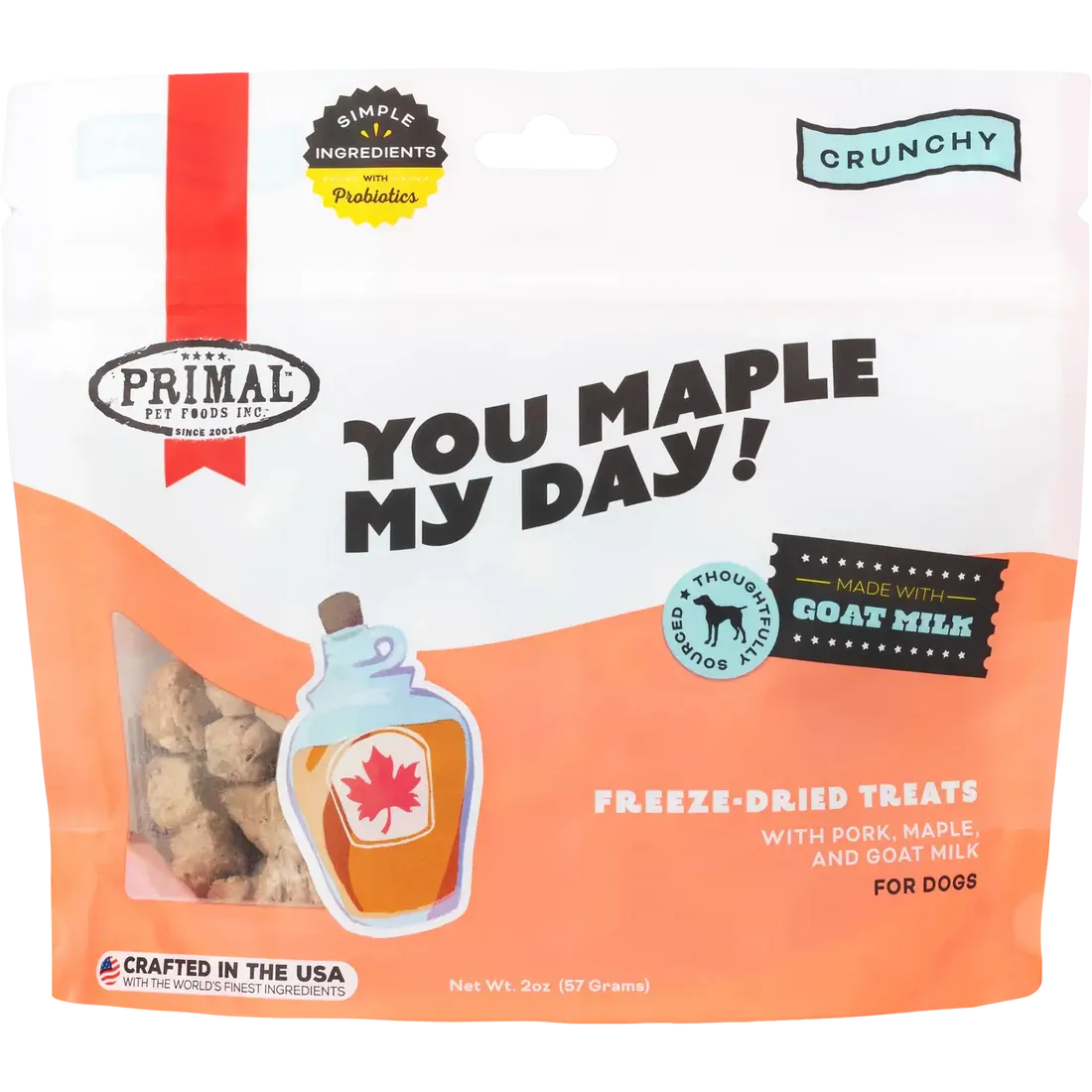 Primal Freeze-Dried Raw Dog Treats You Maple My Day