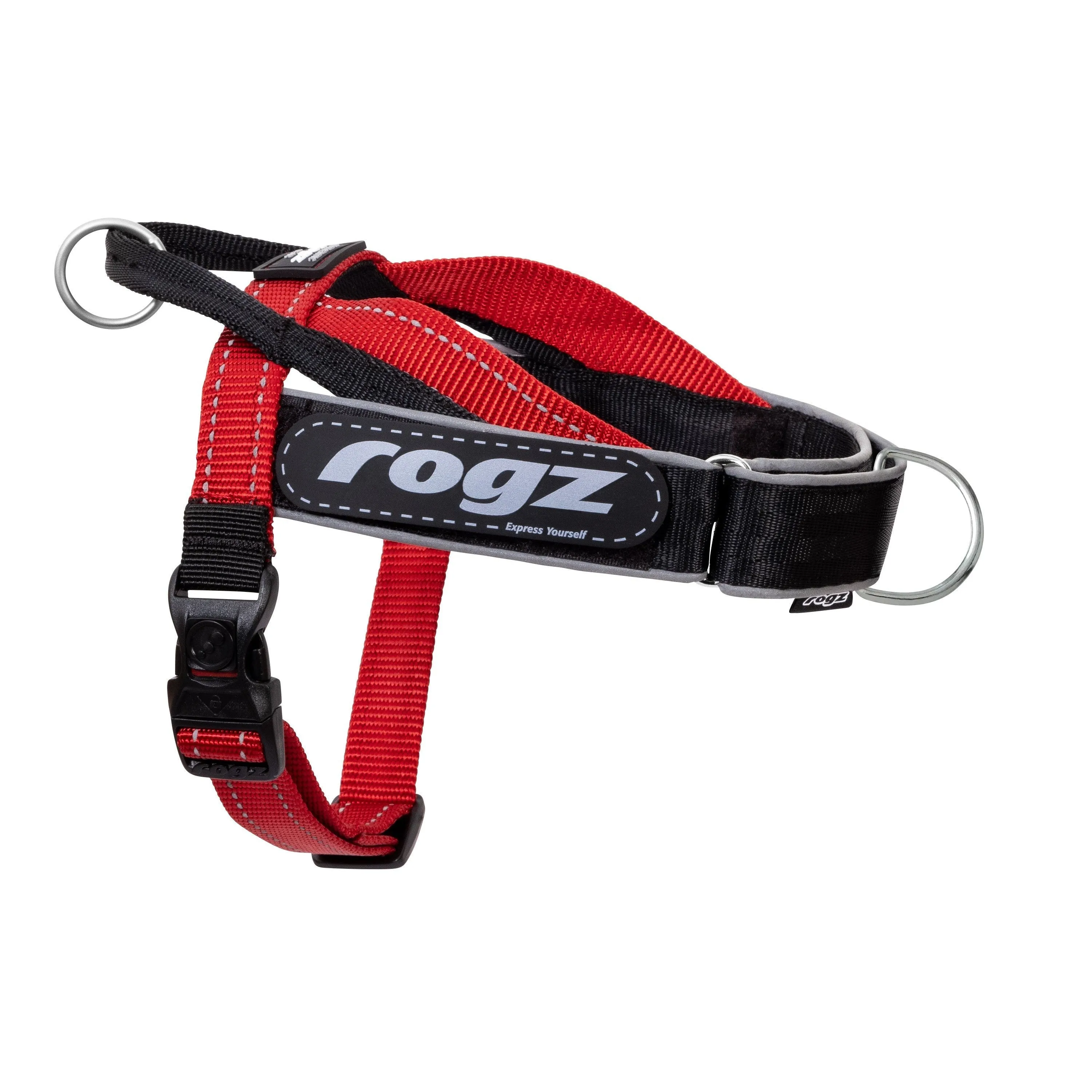 Rogz Utility LetzGo Personalised Harness Red Sml=^._.^=^^^