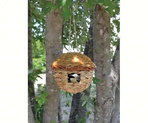 Round Hanging Grass Roosting Pocket