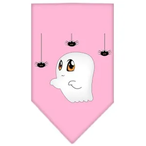 Sammy The Ghost Screen Print Bandana Light Pink Large