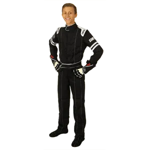 Simpson Legend II Youth Racing Suit - Black/White