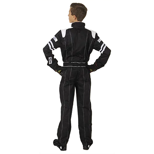 Simpson Legend II Youth Racing Suit - Black/White