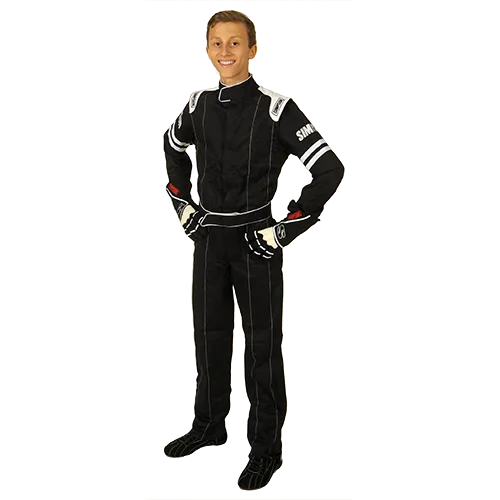 Simpson Legend II Youth Racing Suit - Black/White