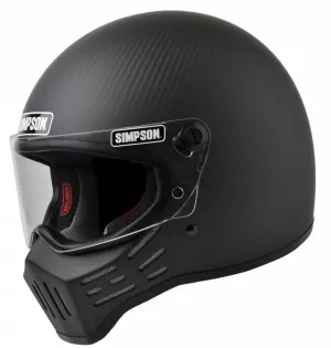 Simpson M30 Helmet - Satin Carbon Fiber