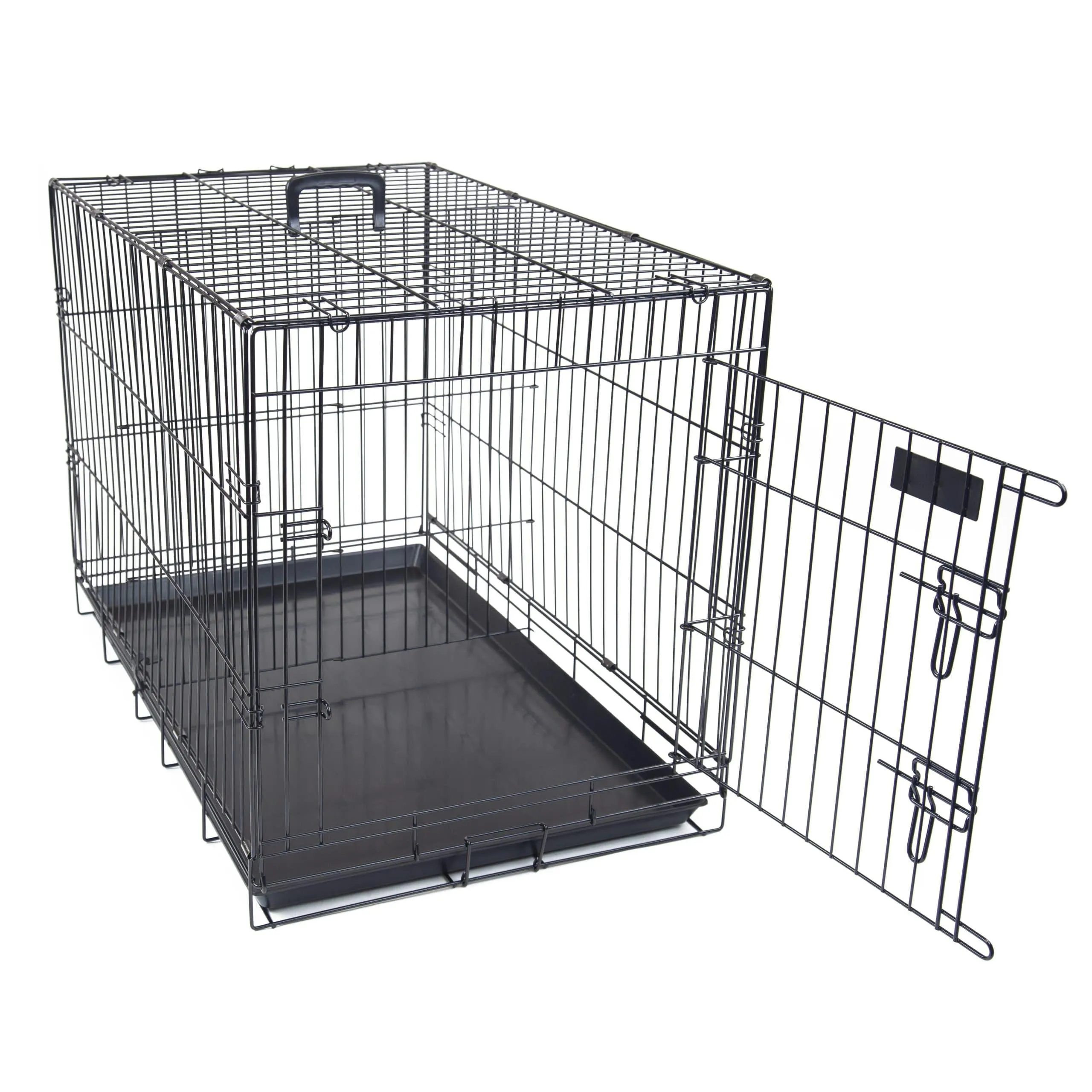 Single Door Crate Black