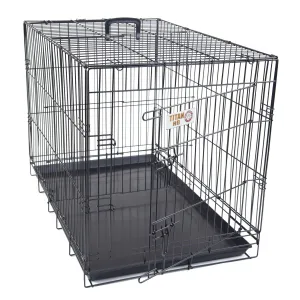 Single Door Crate Black