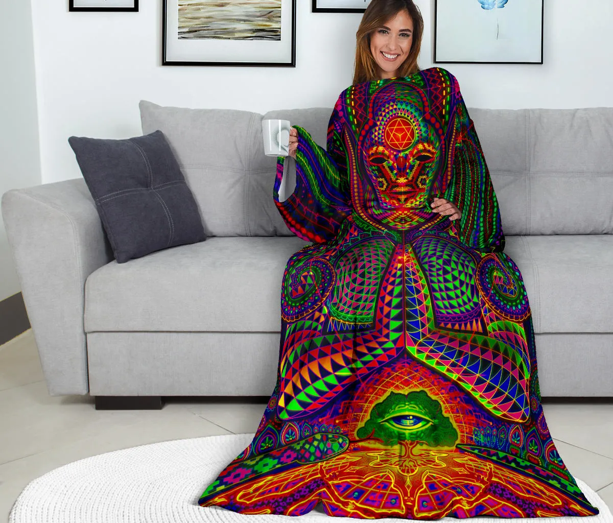 THE GOD SOURCE SLEEVE BLANKET | SALVIA DROID