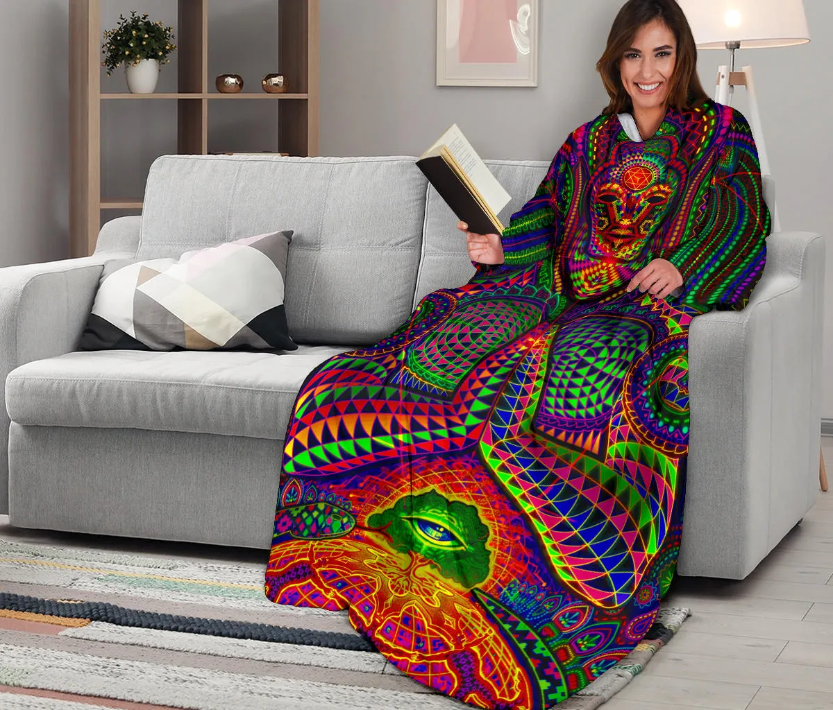 THE GOD SOURCE SLEEVE BLANKET | SALVIA DROID