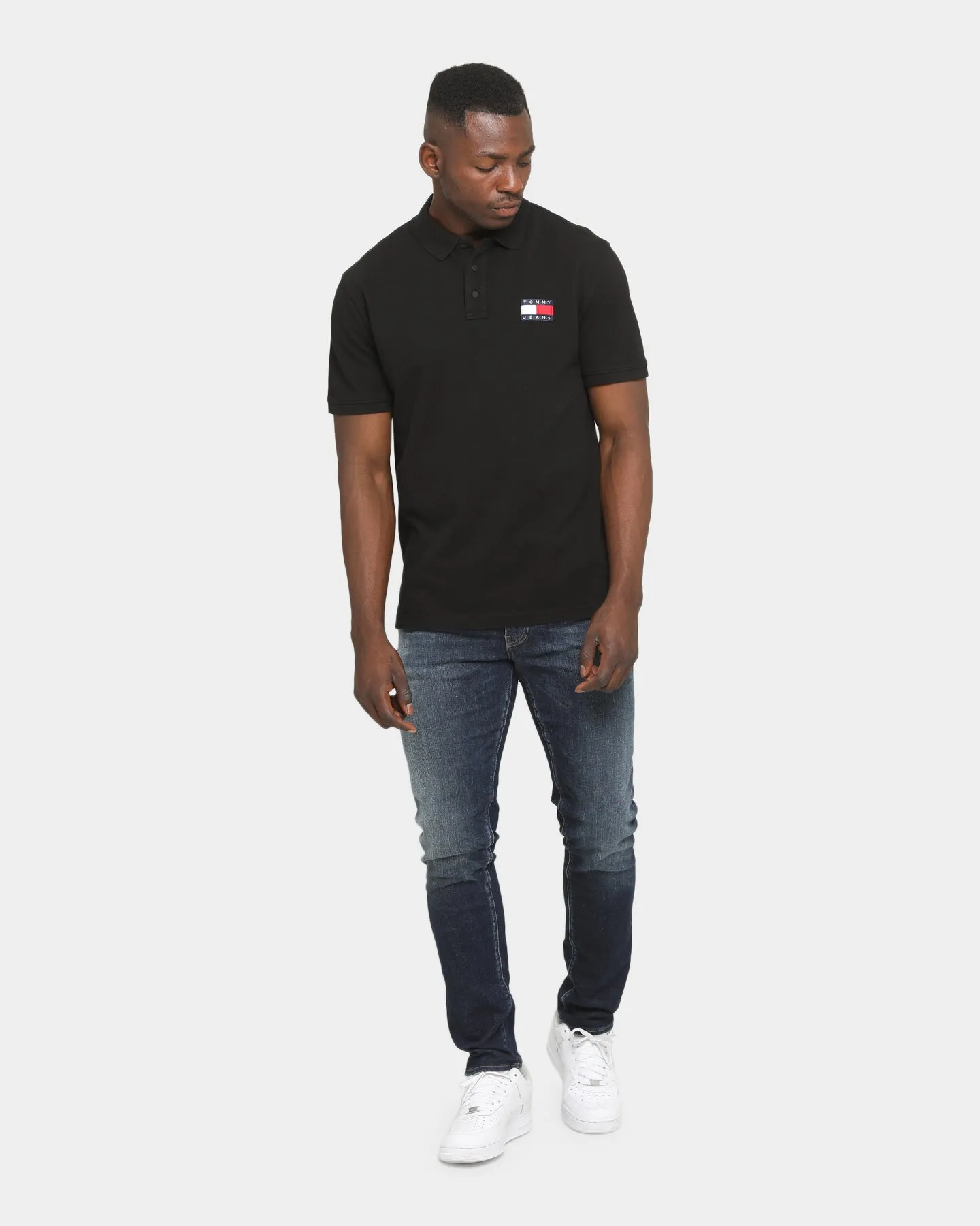 Tommy Jeans Tommy Badge Polo Black