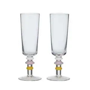 Tori Set of 2 Flute Glass