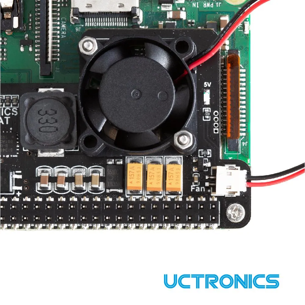 UCTRONICS PoE HAT for Raspberry Pi 4 With Fan