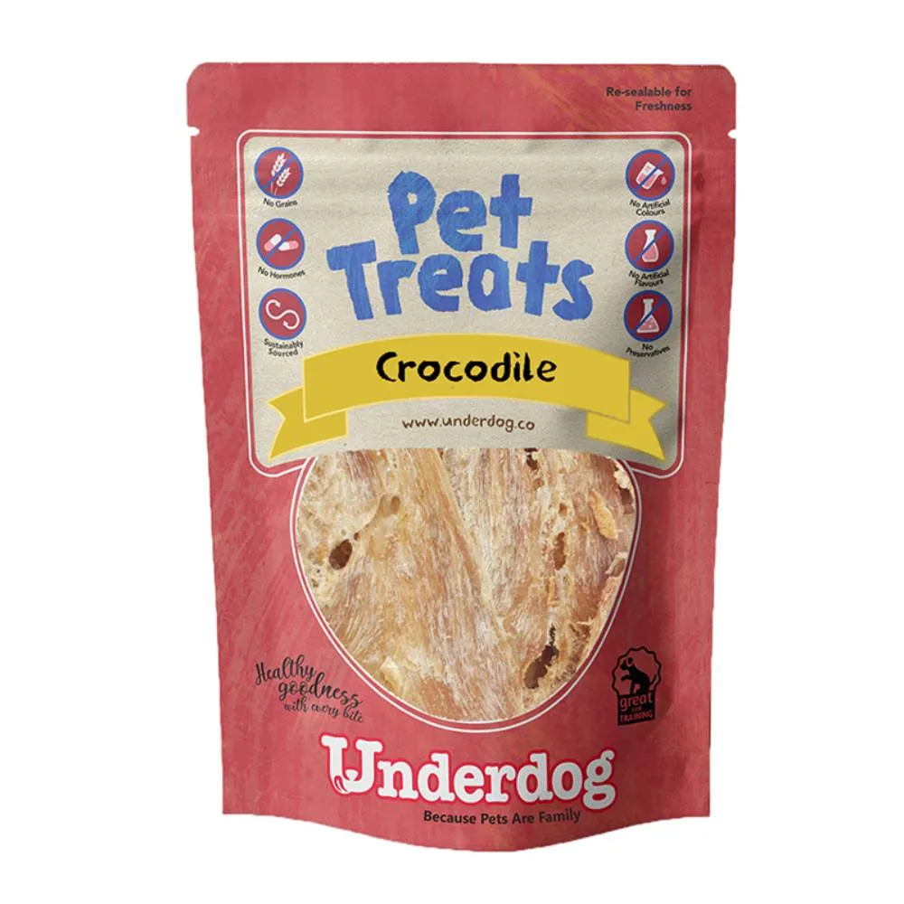 Underdog Pet Treats Crocodile 60g