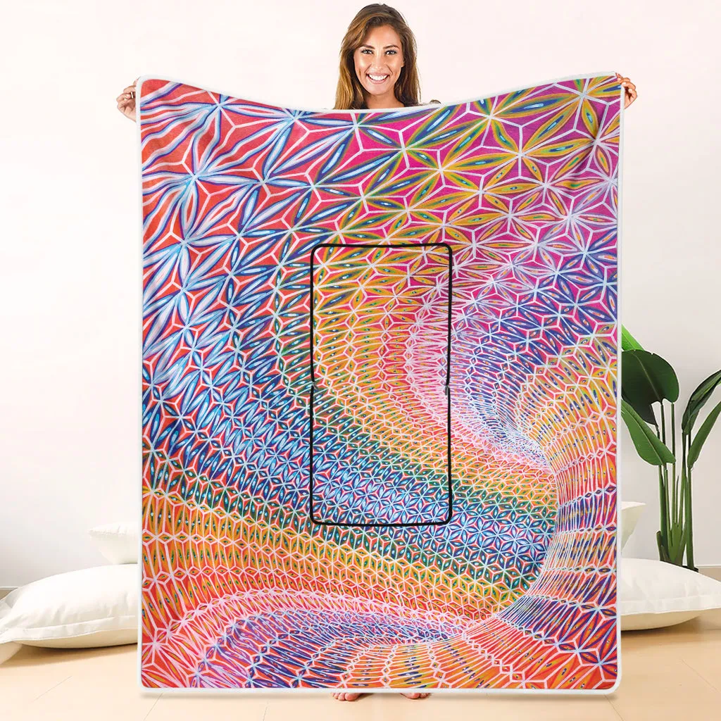 Vortex Swirl Pillow Blanket | Bart Van Hertum