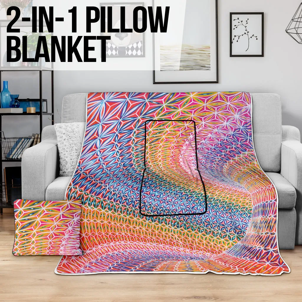 Vortex Swirl Pillow Blanket | Bart Van Hertum