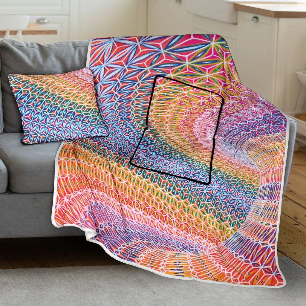 Vortex Swirl Pillow Blanket | Bart Van Hertum