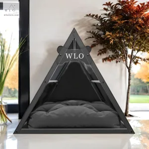 WLO® Black Lakota Modern Dog House