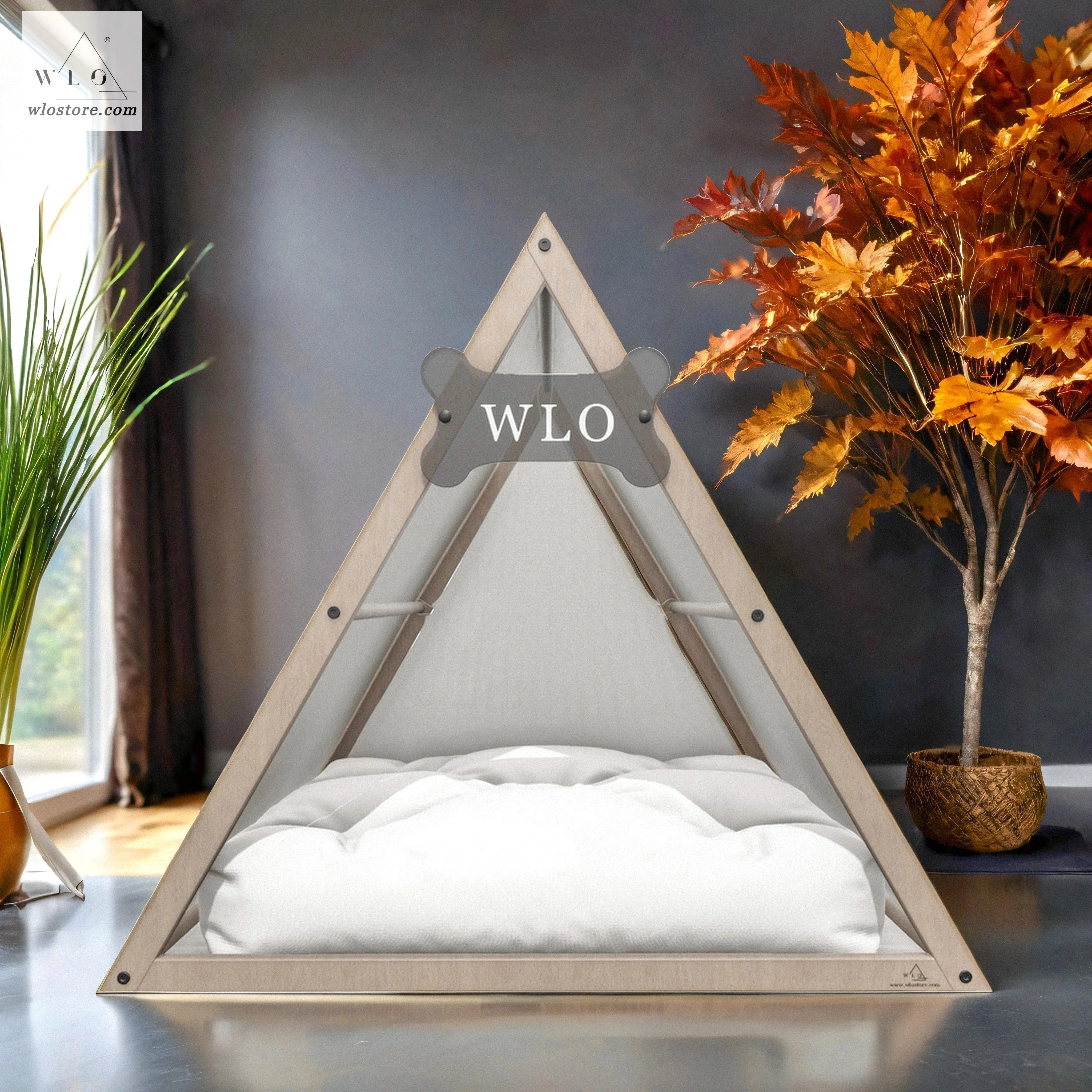 WLO® Natural Lakota Modern Dog House