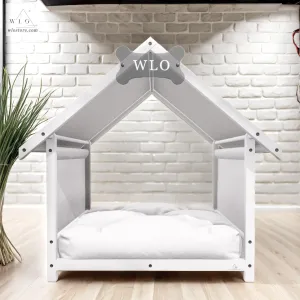 WLO® White Basic Plus Modern Dog House